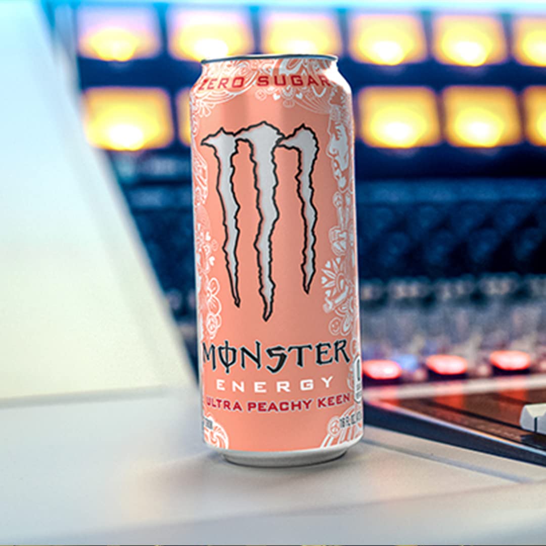 Monster Energy Zero Ultra, Sugar Free Energy Drink, 16 Ounce | Pack of 15