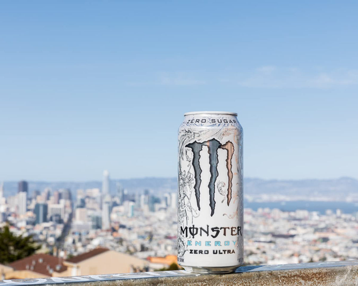Monster Energy Zero Ultra, Sugar Free Energy Drink, 16 Ounce | Pack of 15