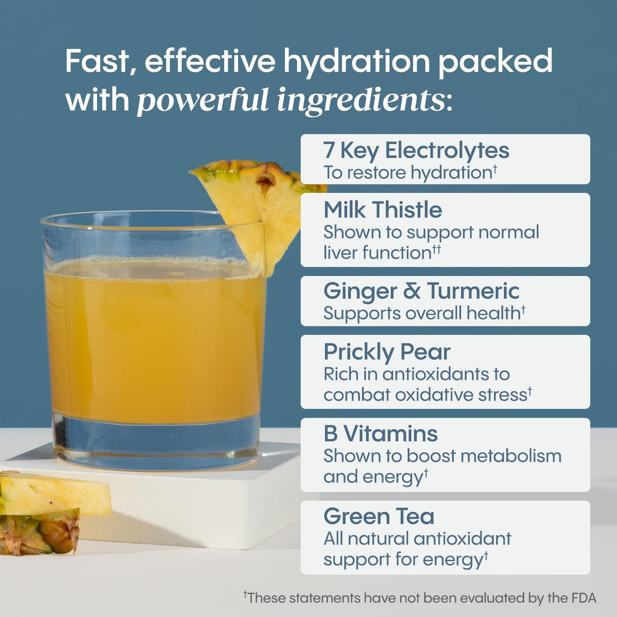 Hydralyte Liver Support + Electrolytes Milk Thistle Drink, Blood Orange