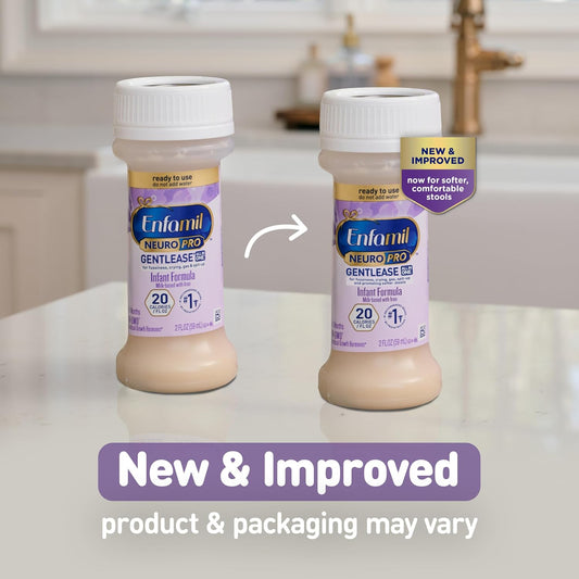 Enfamil NeuroPro Gentlease Ready-to-Feed Baby Formula, 2 Fl Oz, 48 CT