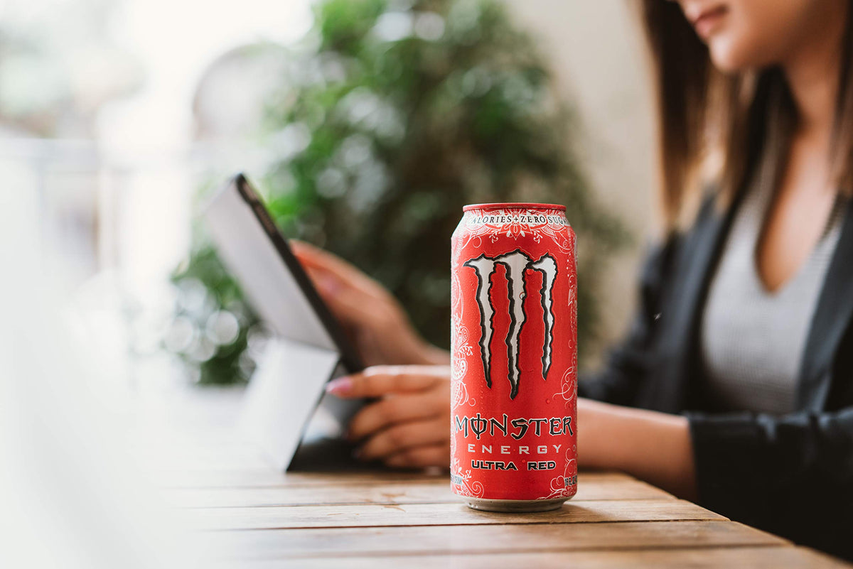 Monster Energy Zero Ultra, Sugar Free Energy Drink, 16 Ounce | Pack of 15