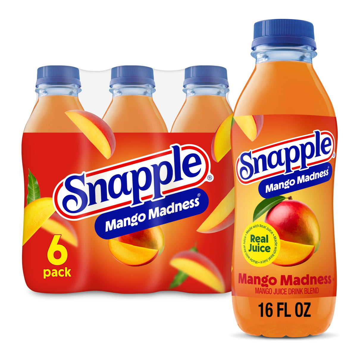 Snapple Kiwi Strawberry Juice Drink, 16 Fl Oz Recycled Plastic Bottle, Pack Of 12, All Natural, No Artificial Flavors Or Sweeteners, Contains 3% Real Juice