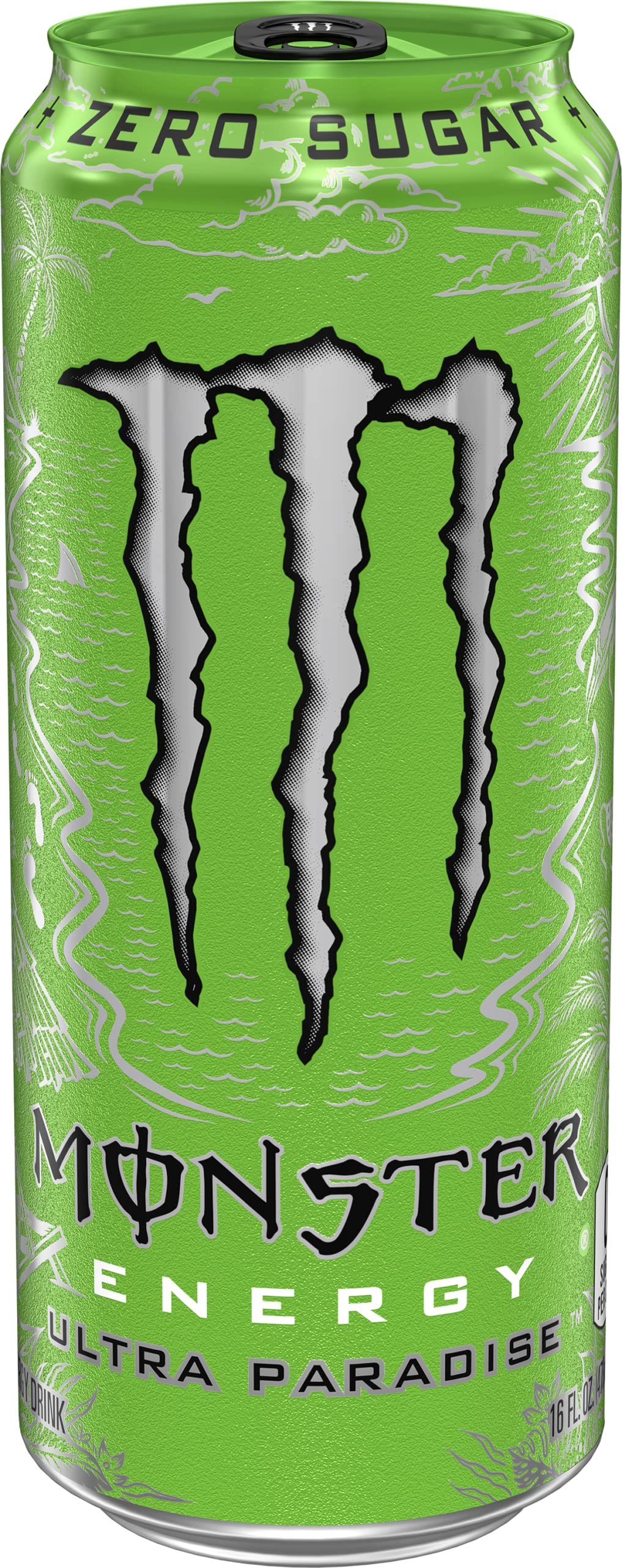 Monster Energy Zero Ultra, Sugar Free Energy Drink, 16 Ounce | Pack of 15