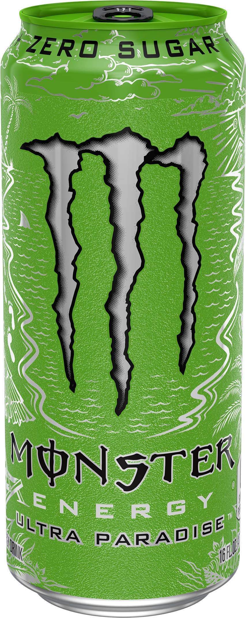 Monster Energy Zero Ultra, Sugar Free Energy Drink, 16 Ounce | Pack of 15