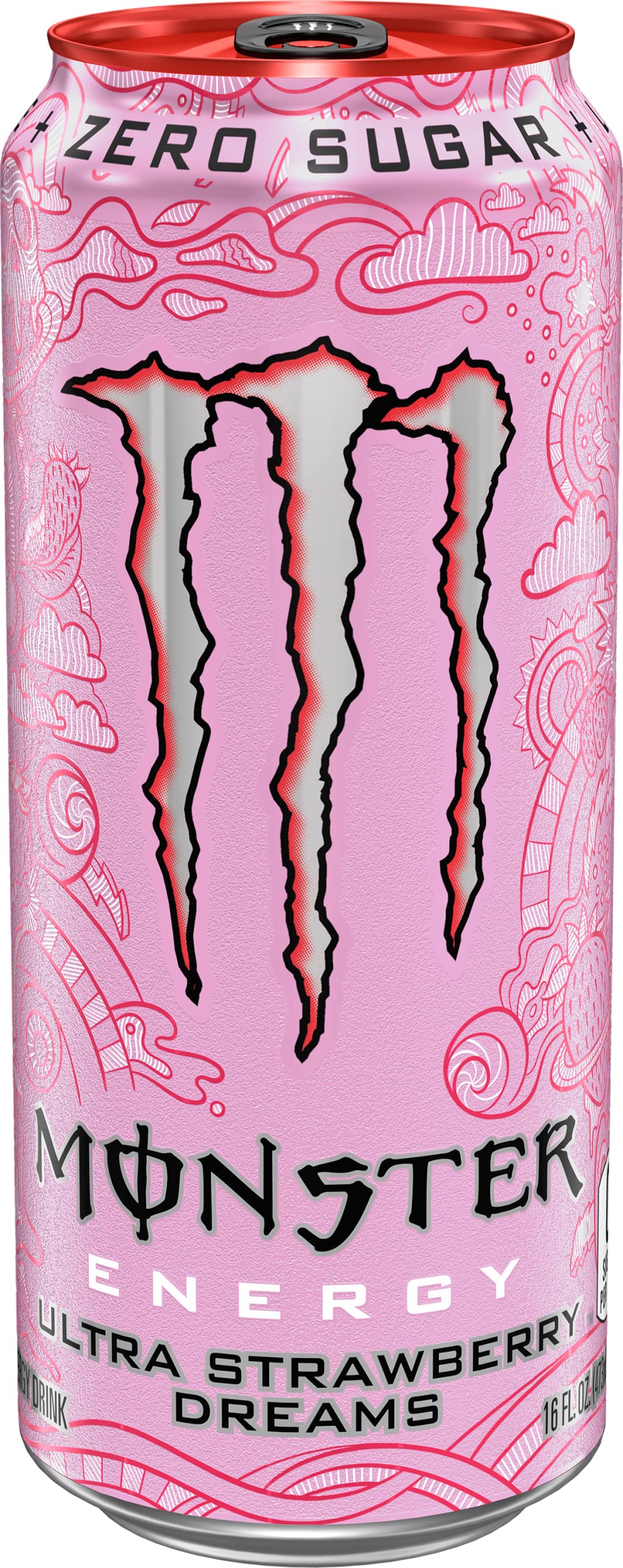 Monster Energy Zero Ultra, Sugar Free Energy Drink, 16 Ounce | Pack of 15