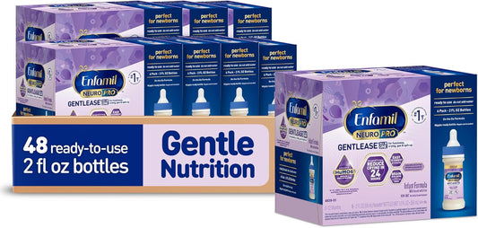 Enfamil NeuroPro Gentlease Ready-to-Feed Baby Formula, 2 Fl Oz, 48 CT