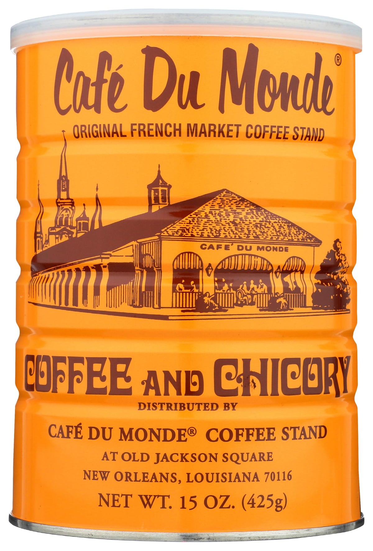 Half a Dozen Cans (6 Cans) of Coffee Du Monde - 15 oz. cans