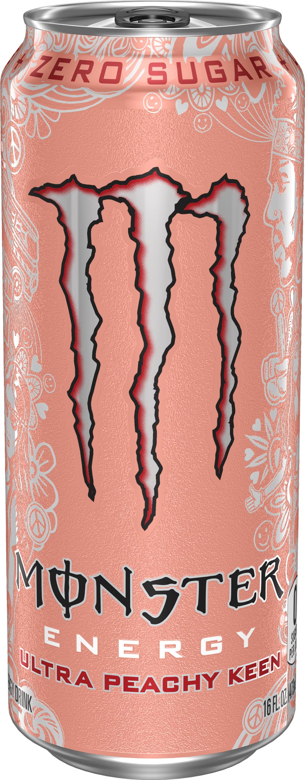 Monster Energy Zero Ultra, Sugar Free Energy Drink, 16 Ounce | Pack of 15