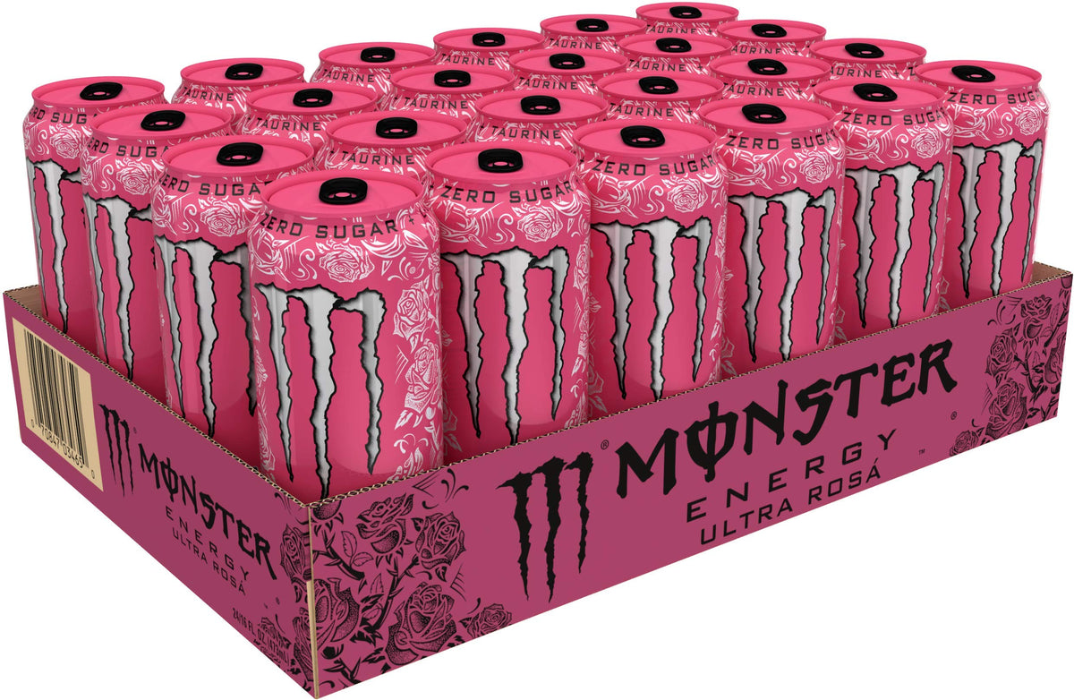 Monster Energy Zero Ultra, Sugar Free Energy Drink, 16 Ounce | Pack of 15