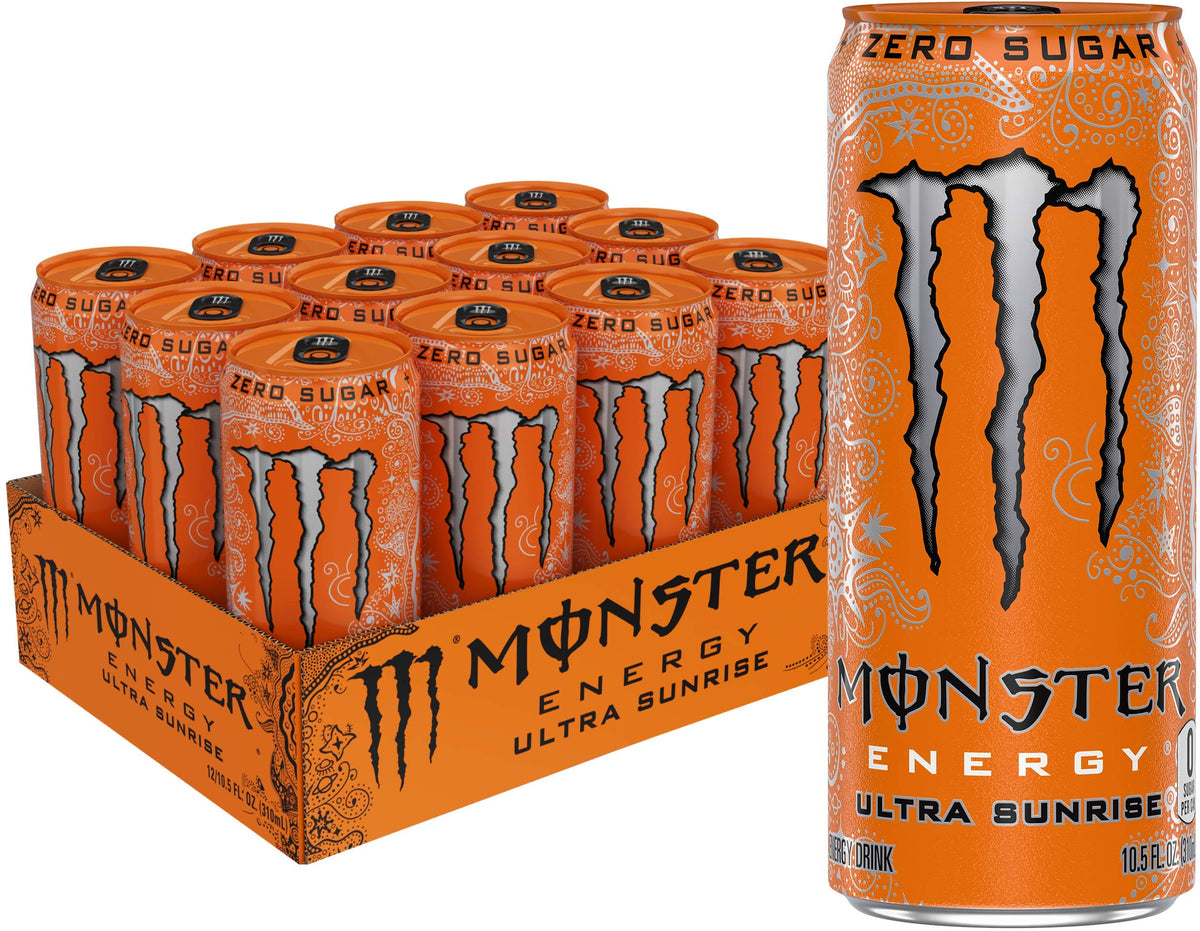 Monster Energy Zero Ultra, Sugar Free Energy Drink, 16 Ounce | Pack of 15