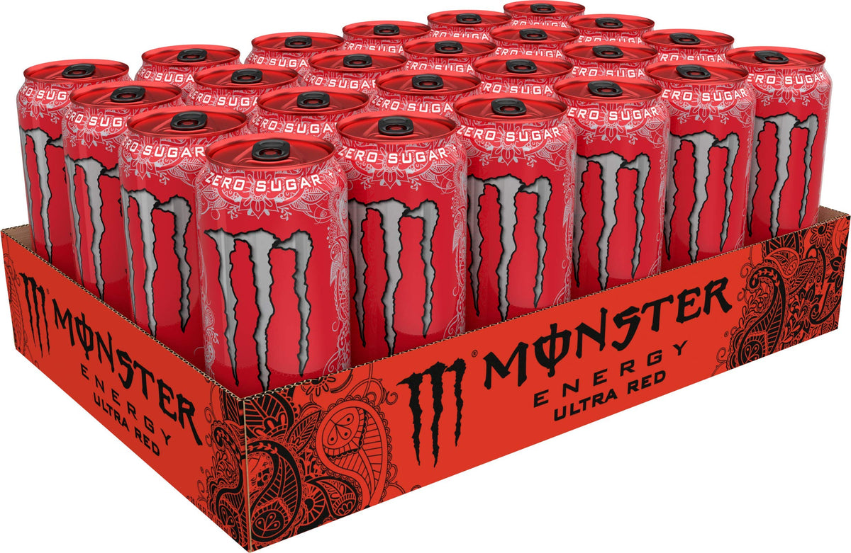 Monster Energy Zero Ultra, Sugar Free Energy Drink, 16 Ounce | Pack of 15