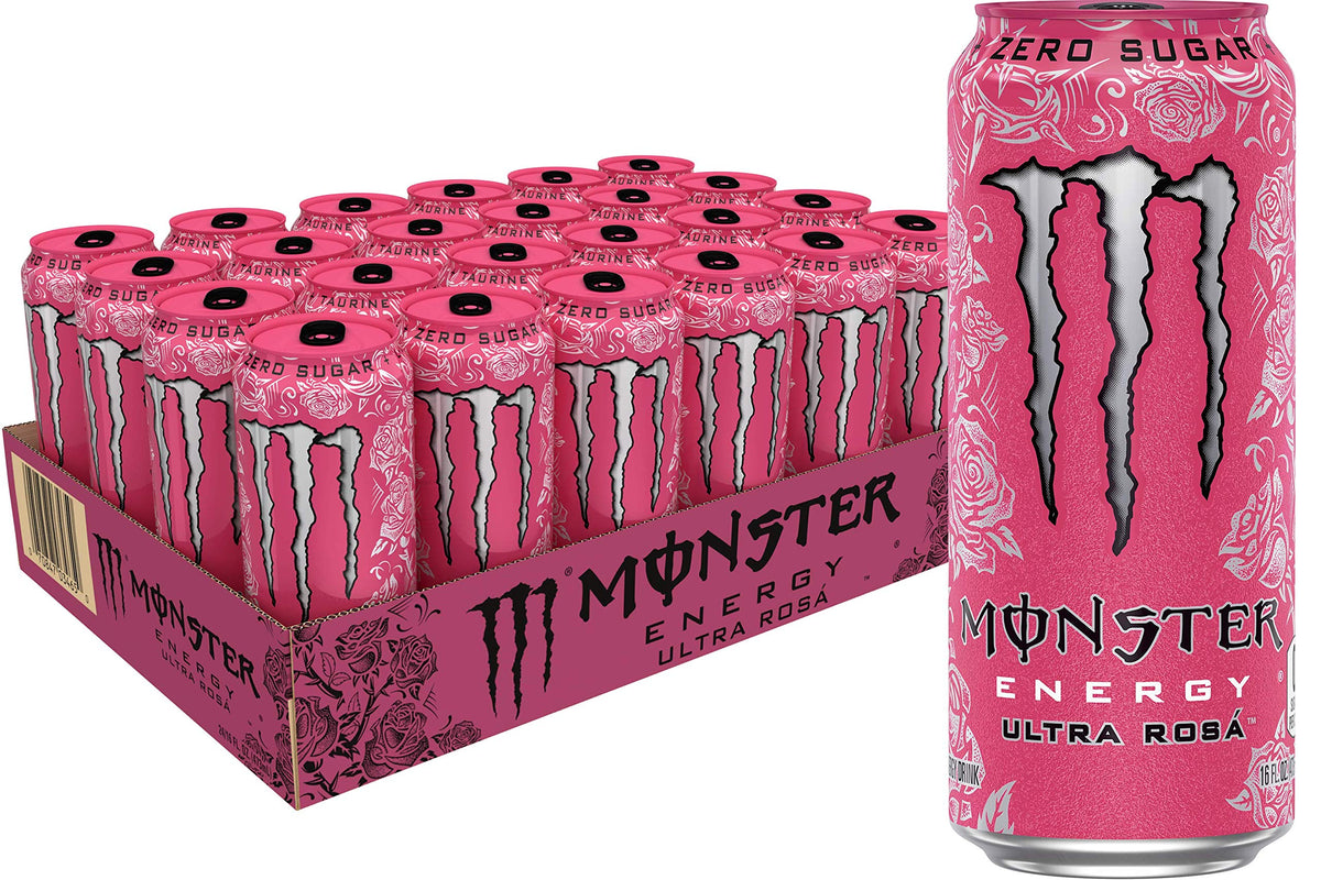 Monster Energy Zero Ultra, Sugar Free Energy Drink, 16 Ounce | Pack of 15